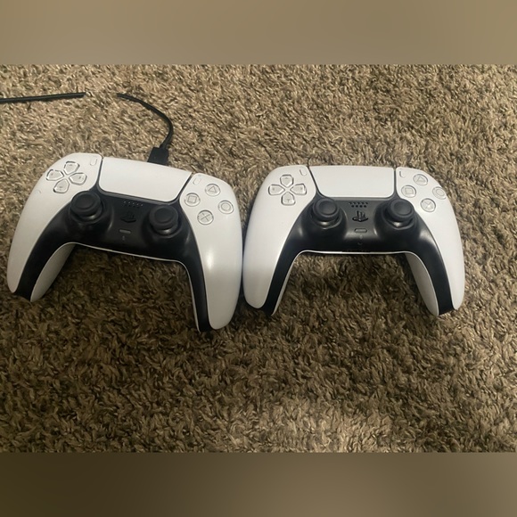 Sony Games Used Few Times But It Still New Ps5 And Two Controllers Fifa23 In To Poshmark